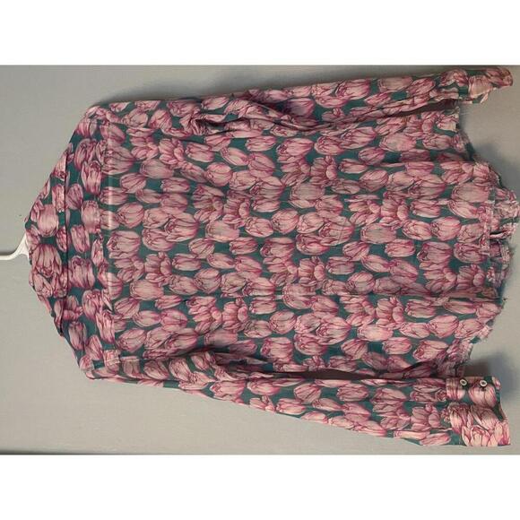 Coast Floral Print Blouse - Vibrant Tulip Design - Picture 6 of 9